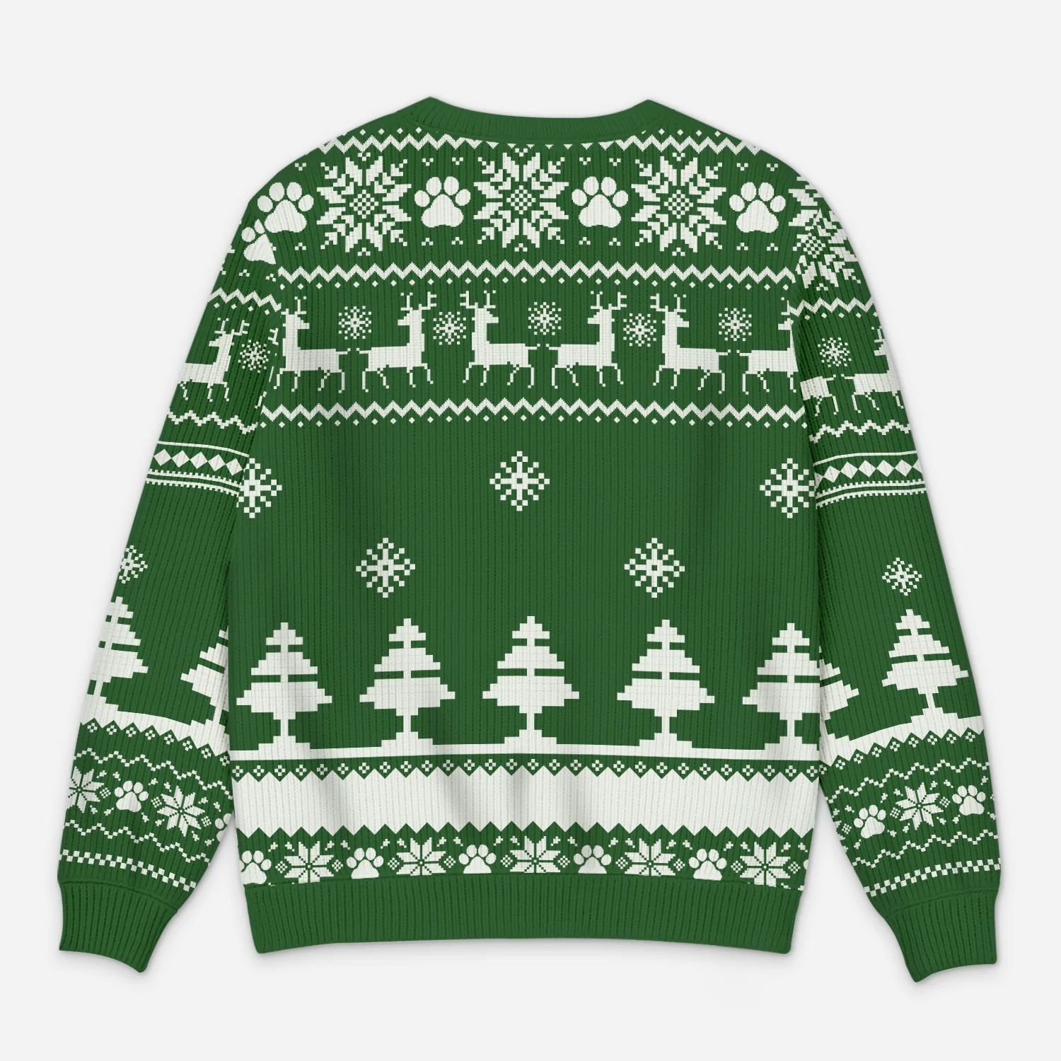 Pull Moche De Noël Personnalisé Chien Drôle - Est-ce Que C'est Assez Joyeux - Image 3