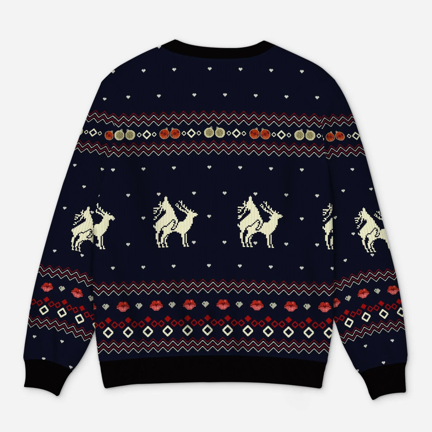 Pull de Noël Personnalisé avec Photo - Pull Moche Noel Couple - Image 3