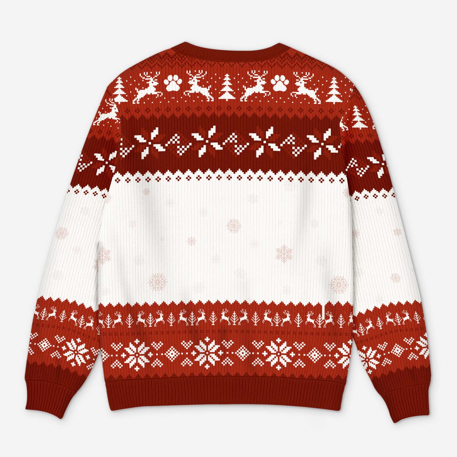 Pull Moche De Noël Personnalisé - Fille Qui Aime Son Chien - Image 3