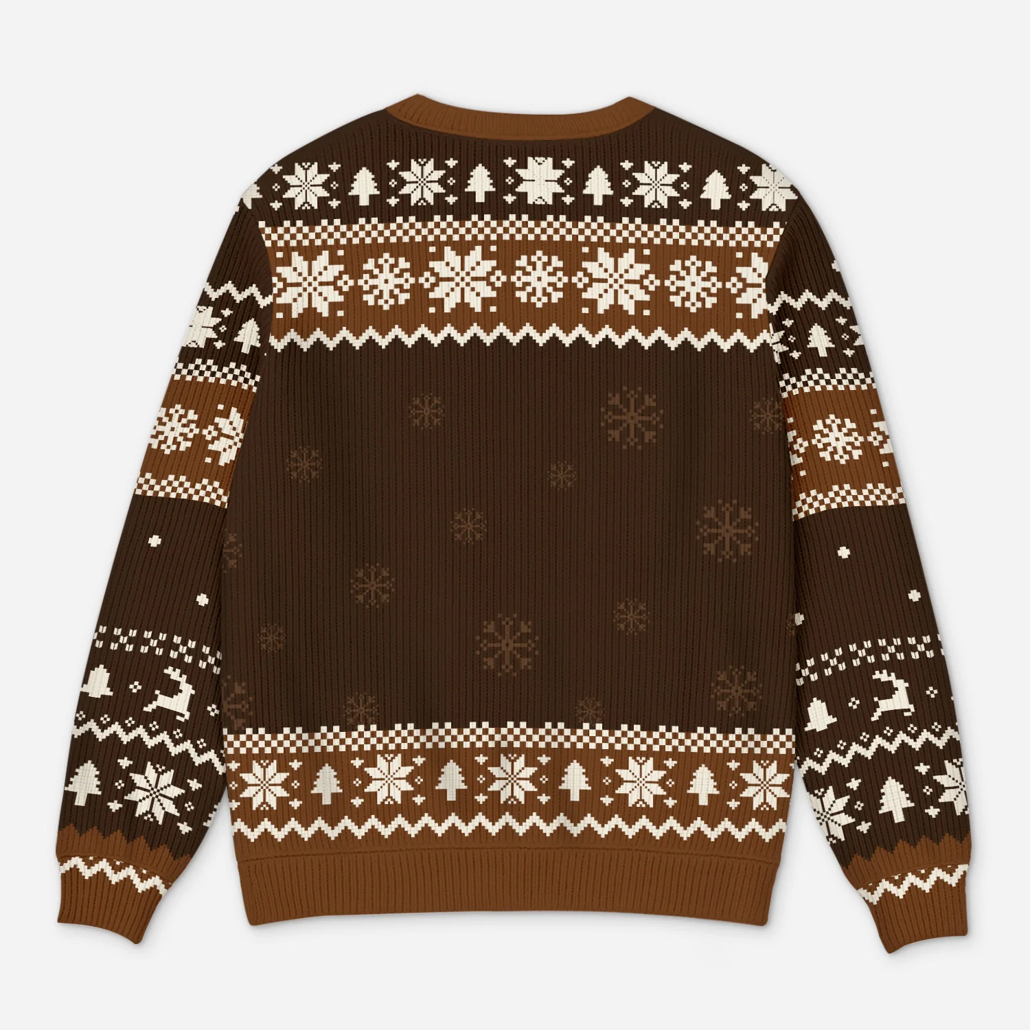 Pull Moche De Noël Personnalisé - La Petite Bande À Mamie Avec Mots-Croisés - Image 3