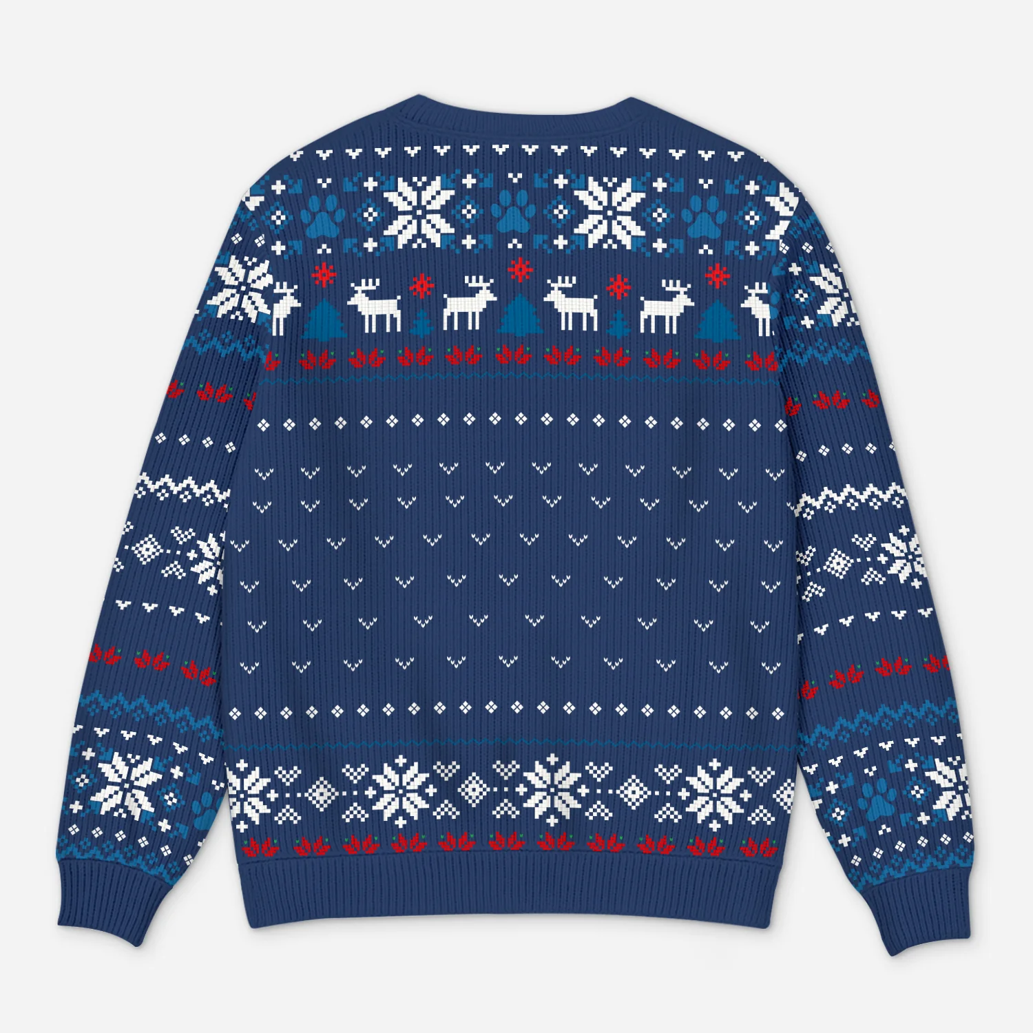 Pull Moche Personnalisé Avec Photo - Joyeux Noël Aux Chats Chiens - Image 3
