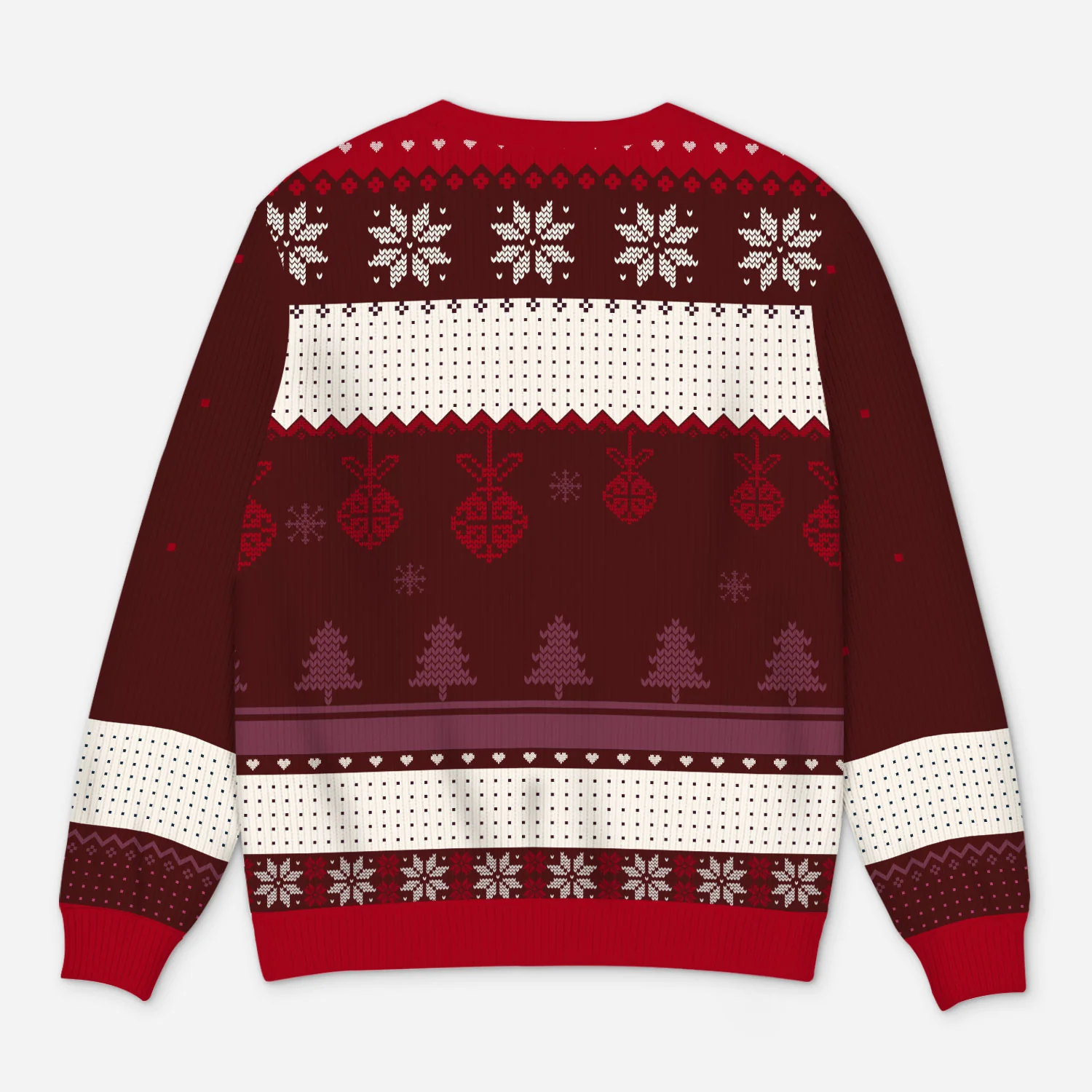 Pull Moche Personnalisé Famille - La Bande De Noël - Image 3