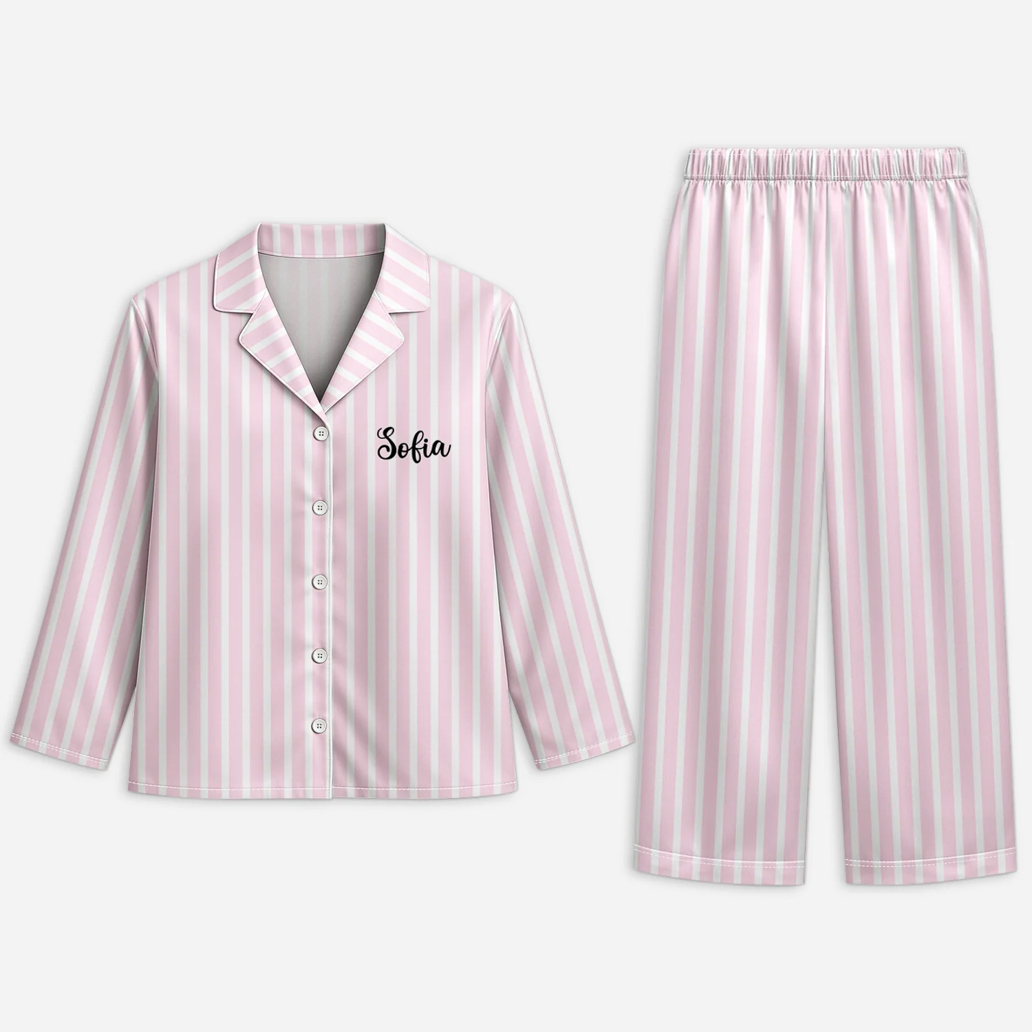 Pyjama Adulte Personnalisé Avec Prénom - Cadeau Pour Femme Et Homme