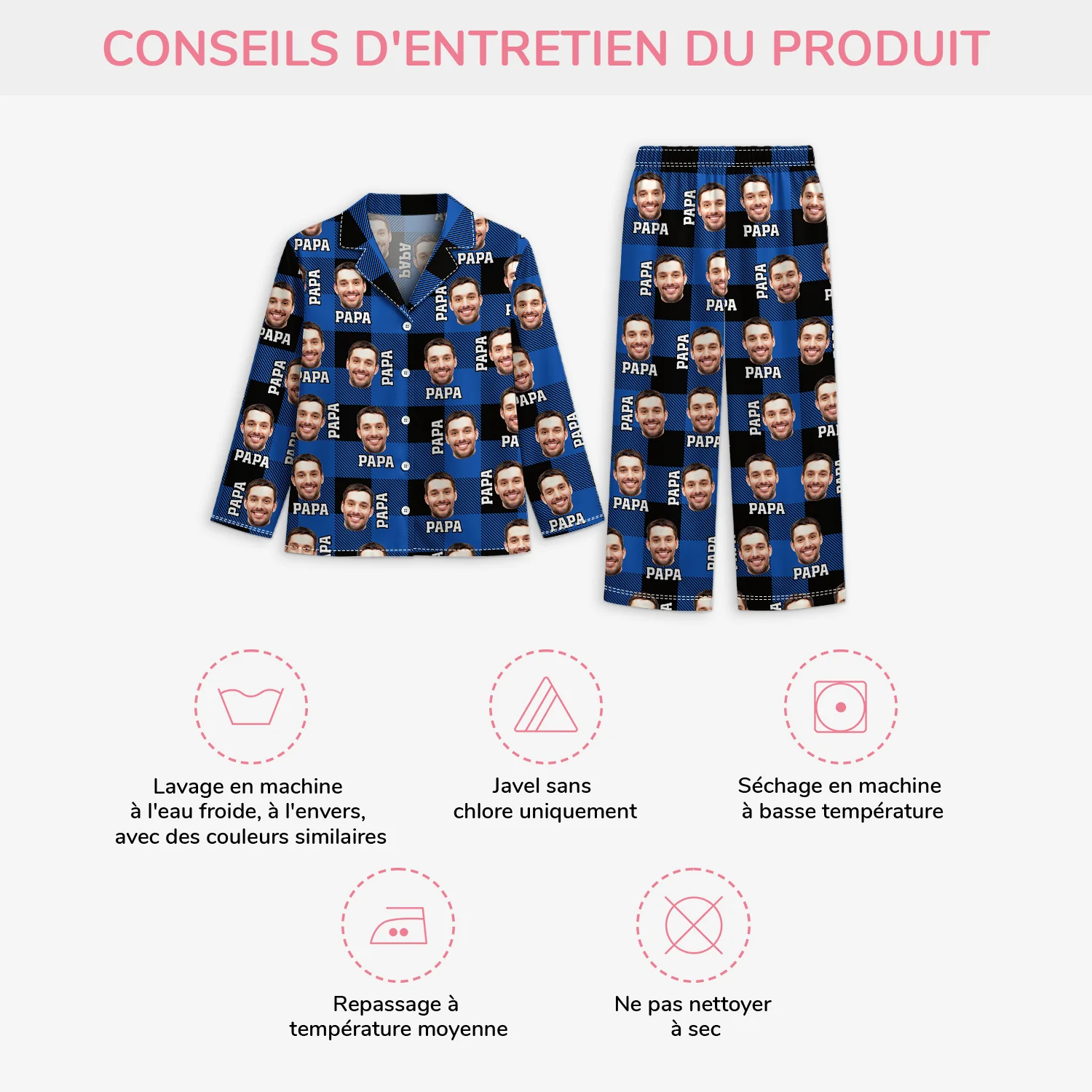 Pyjama De Noël Personnalisé Avec Photo - Mon Joli Pyjama - Image 4