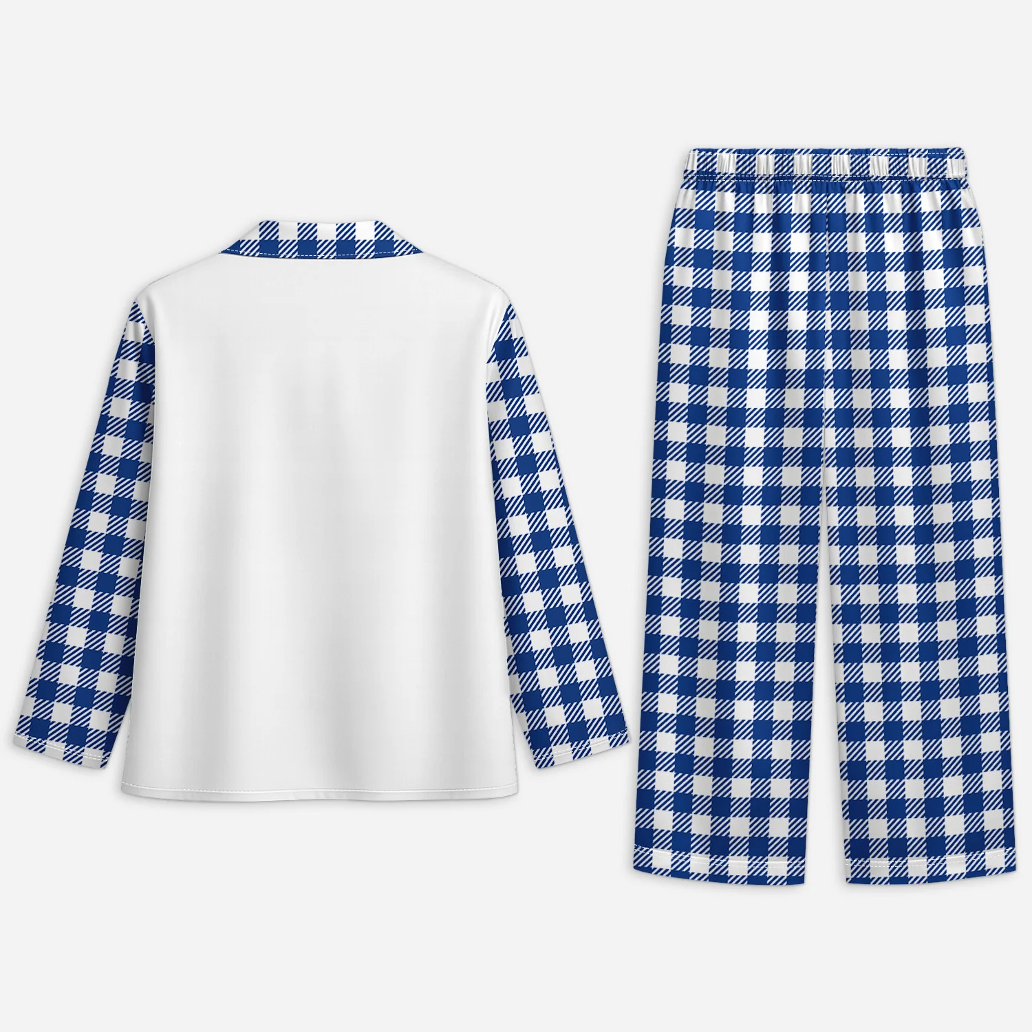 Pyjama Personnalisé À Carreaux - Papa Chien - Image 2