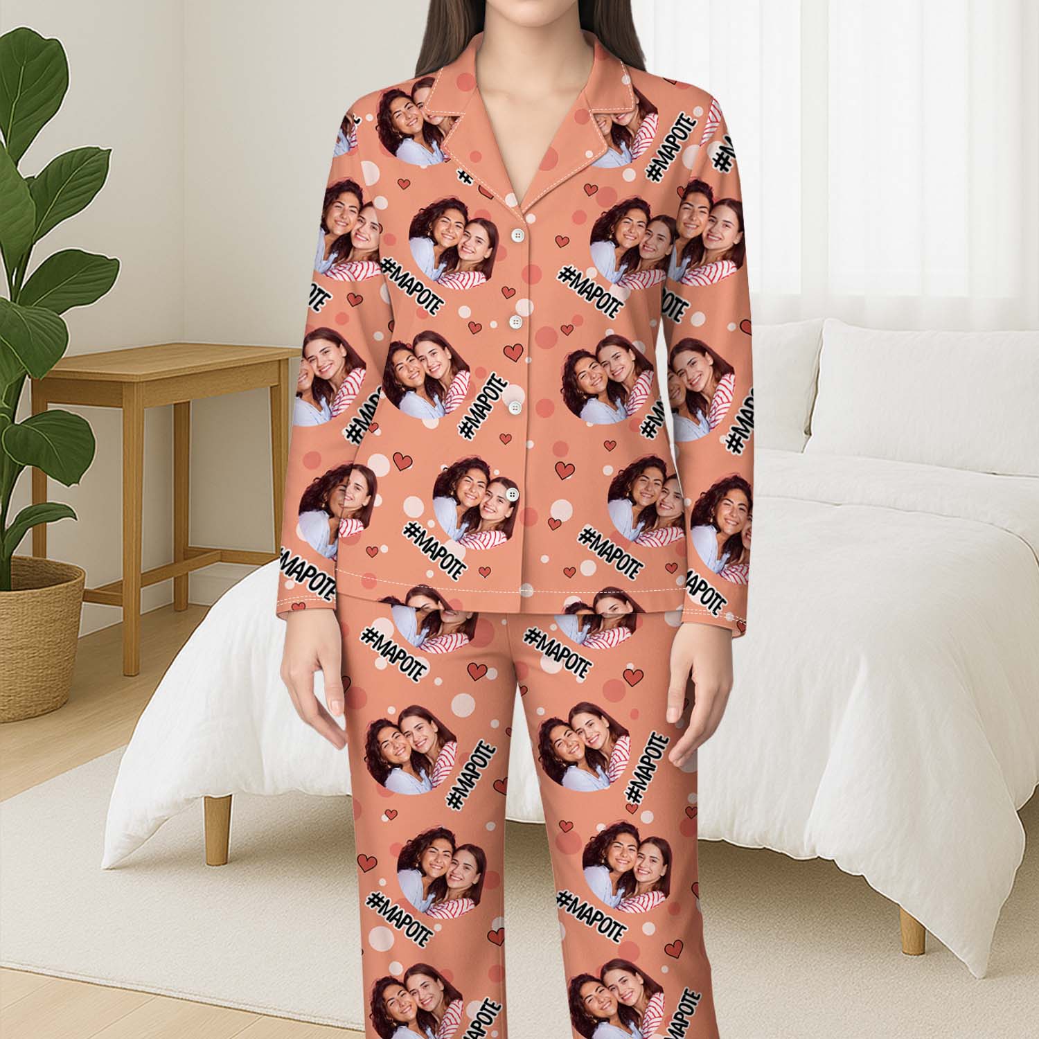 Pyjama Personnalisé Photo - Meilleure Amie - Image 3