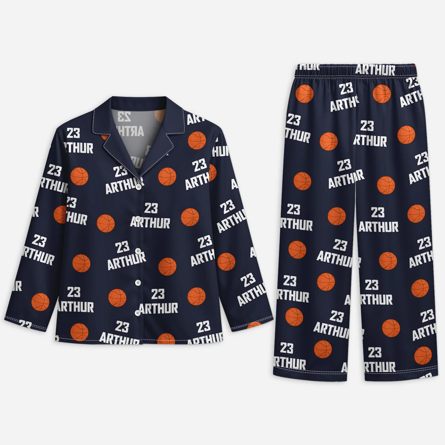 Pyjama Personnalisé - J'aime Le Sport