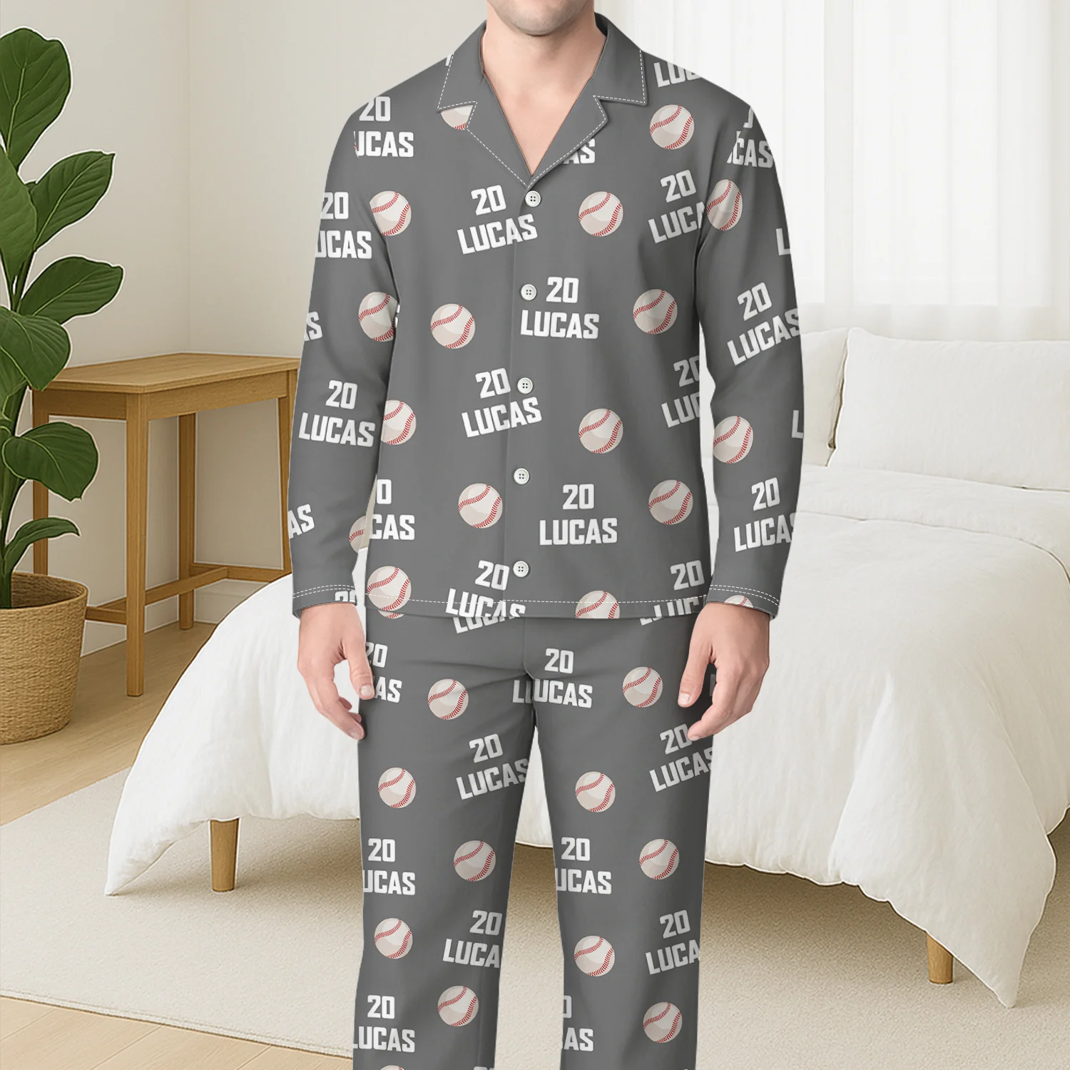 Pyjama Personnalisé - J'aime Le Sport - Image 3