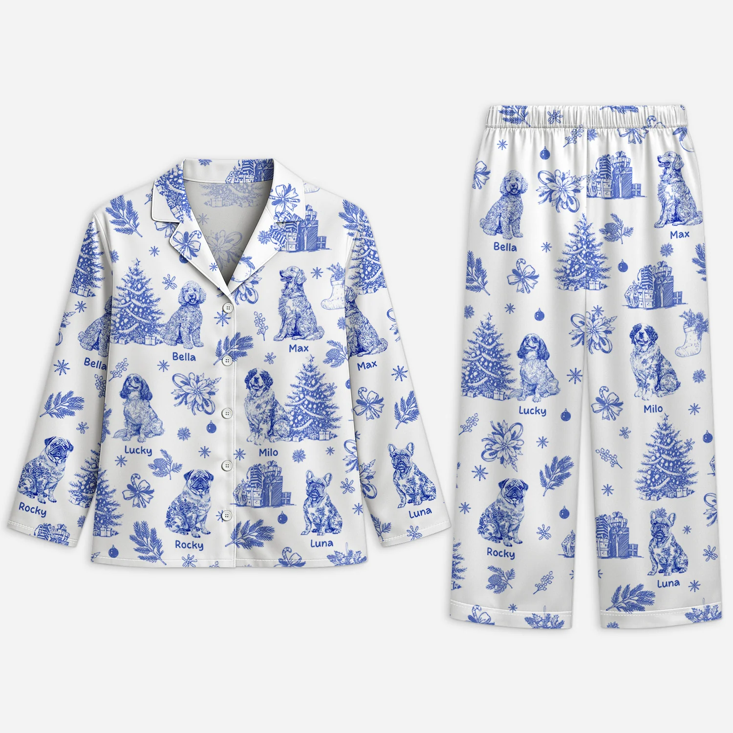 Pyjama Personnalisé Chien - Mon Chien Élégant
