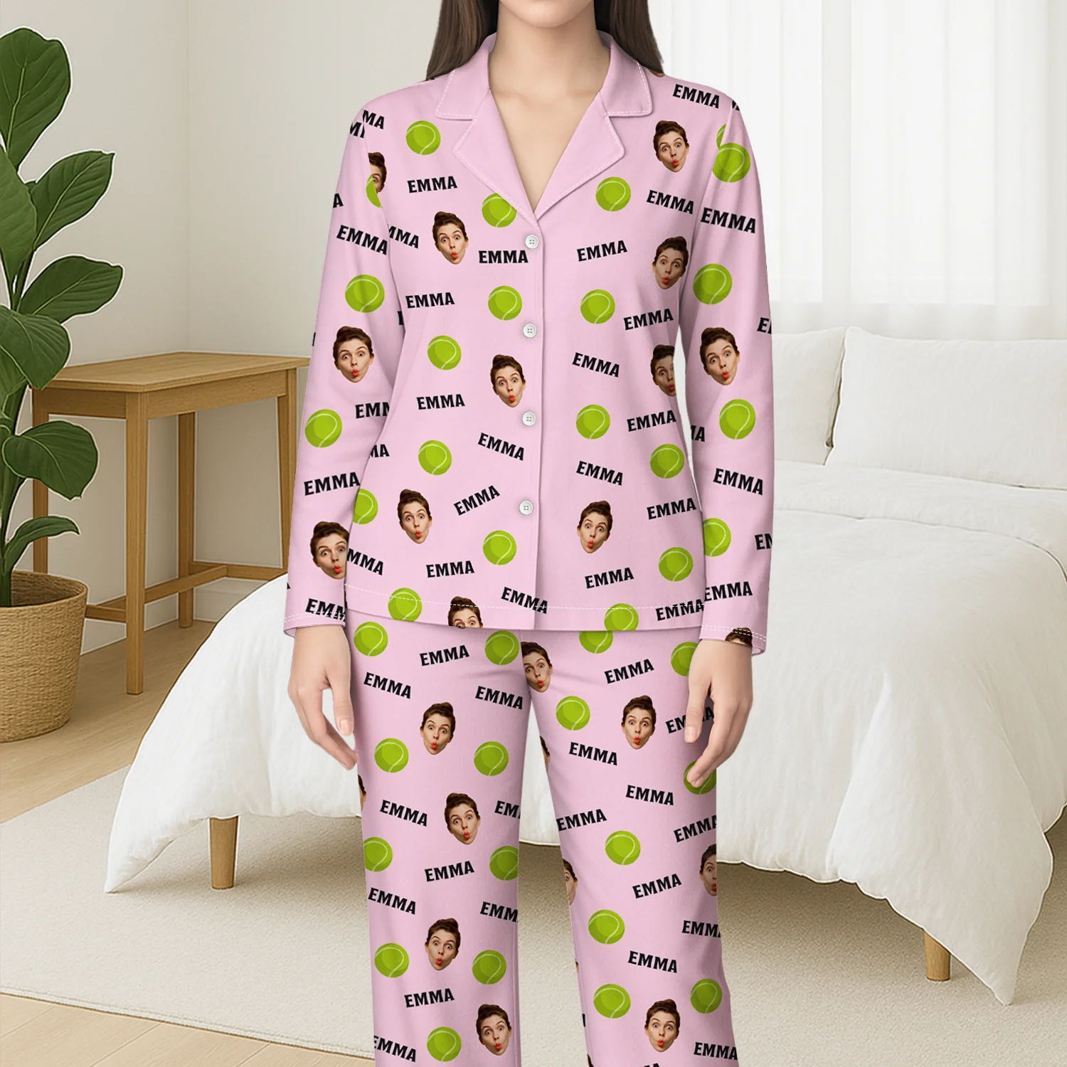Pyjama Personnalisé Photo - Mon Sport Préféré - Image 3