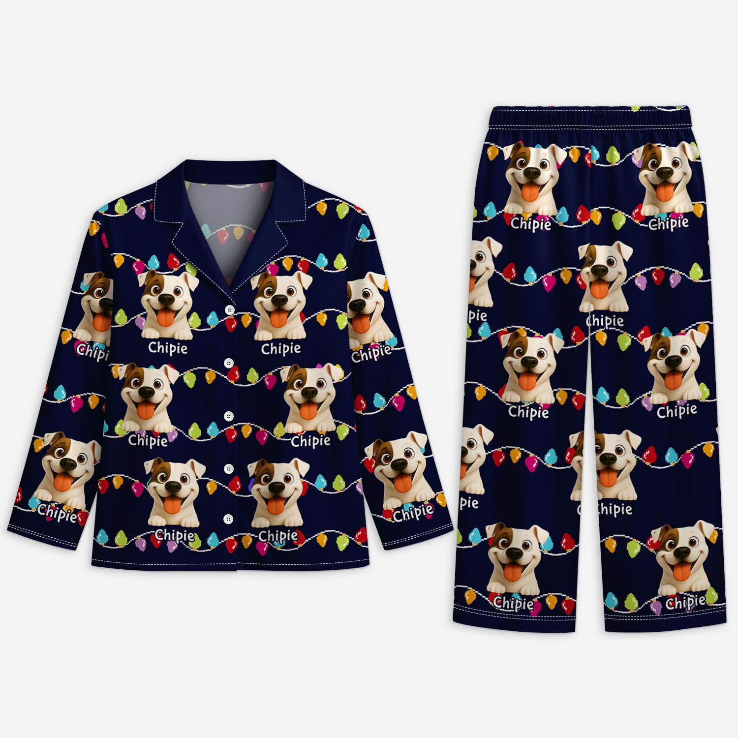 Pyjama Personnalisé Photo - Mon Chien/Chat Aimé