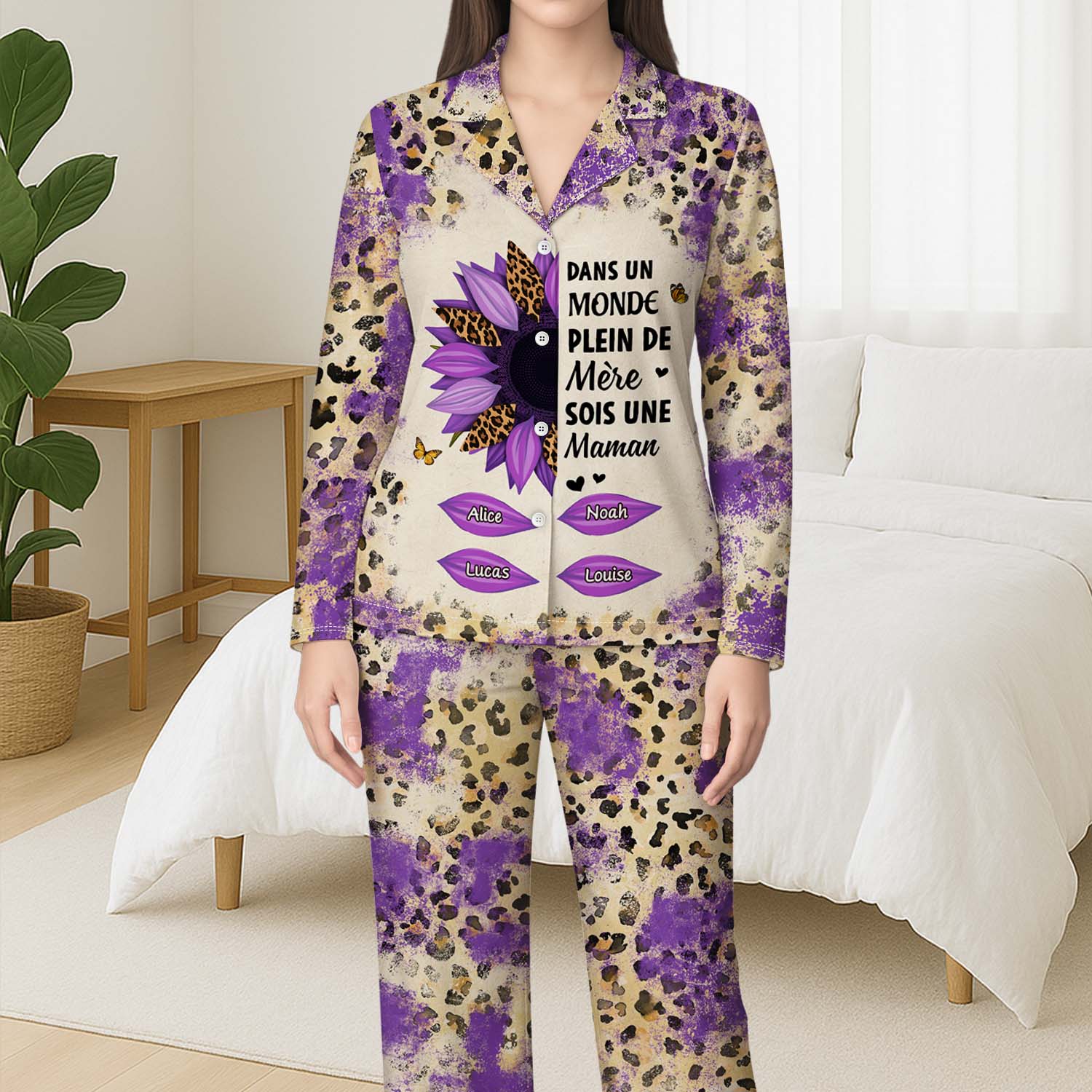 Pyjama Personnalisé Mamie - Sois Une Mamie Maman - Image 3