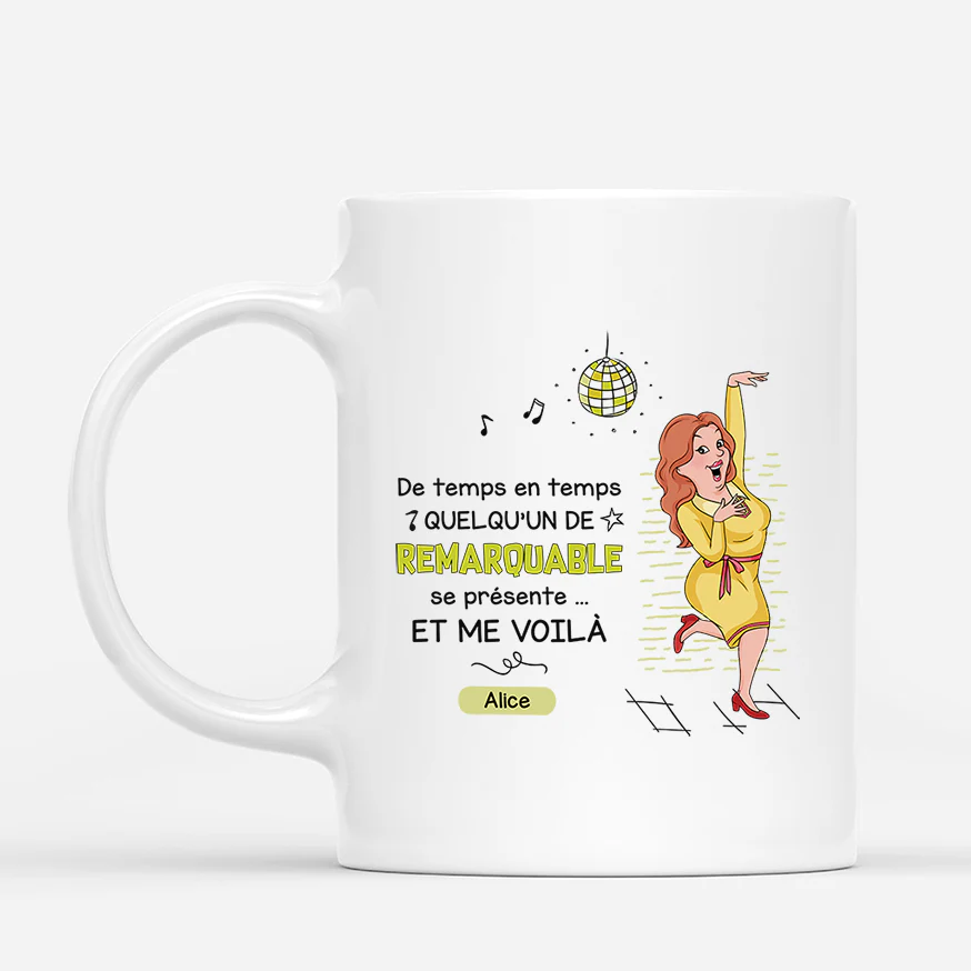 Mug Texte Humour Personnalisé | Quelqu'un De Remarquable