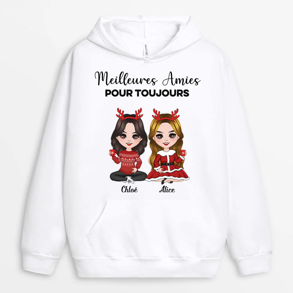 Sweat Personnalisé - Meilleures Amies Pour Toujours