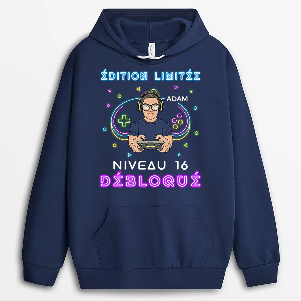 Sweat Capuche Personnalisé | Niveau 21 Débloqué