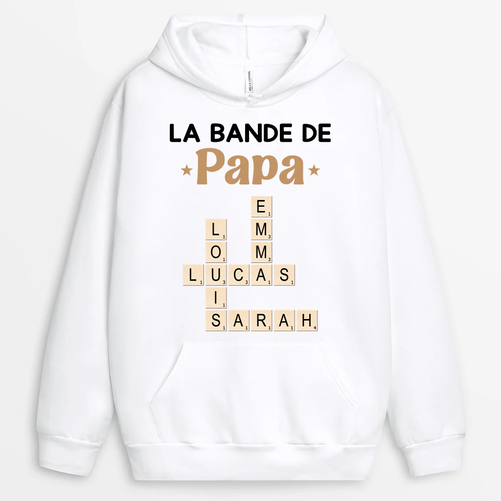 Sweat Personnalisé - La Bande à Papa | Mots Croisés