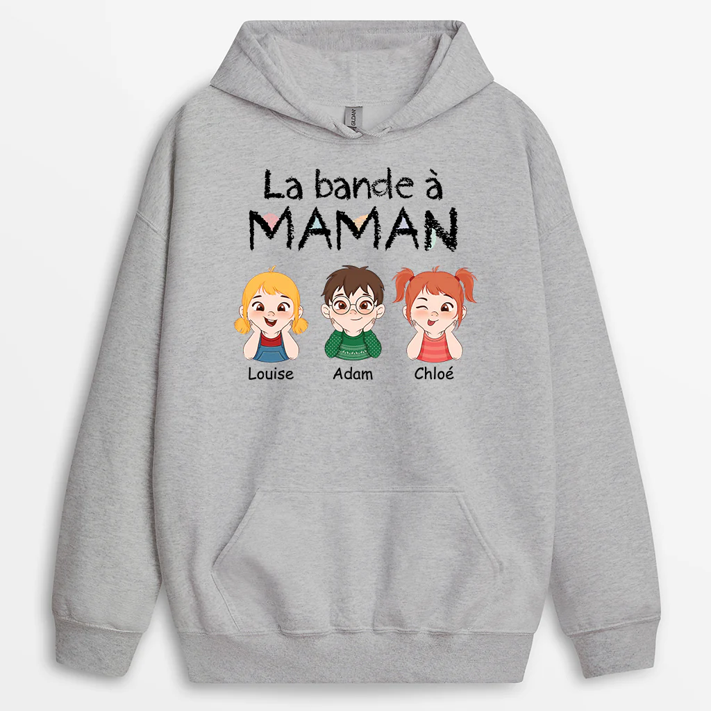 Sweats à Capuche Personnalisés – Papa Maman Avec Enfant - Image 2