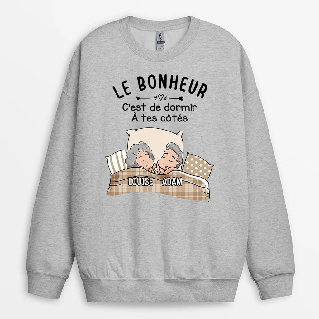 Sweat-shirt Le Bonheur Personnalisé - Image 2