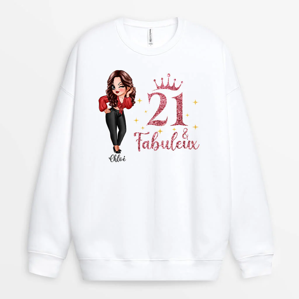 Sweat Shirt Personnalisé Femme - 21 Fabuleux