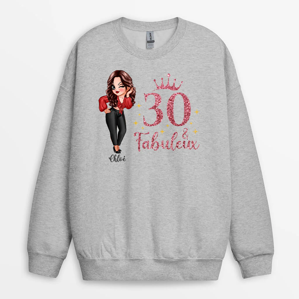 Sweat Shirt Personnalisé Femme - 21 Fabuleux - Image 2
