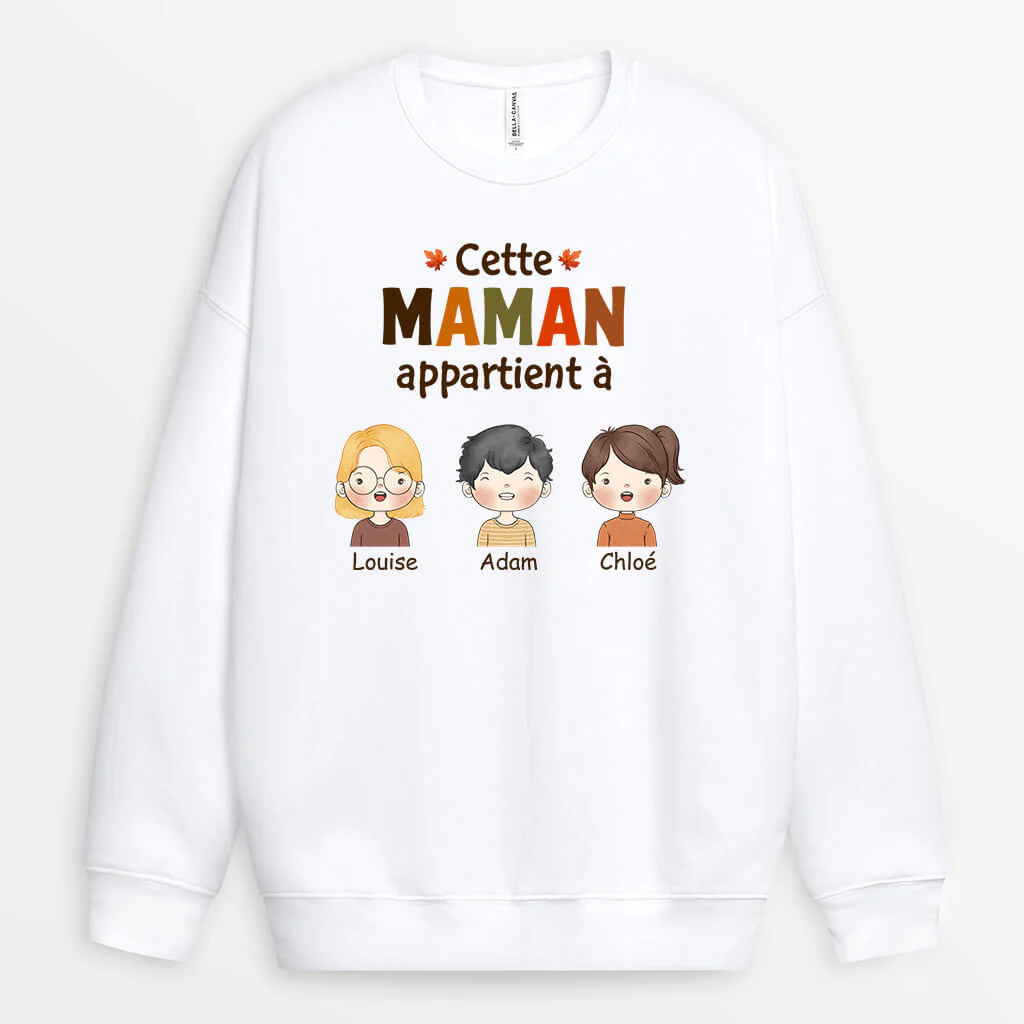 Sweat Personnalisé - Cette Mamie/Maman Appartient À - Image 2