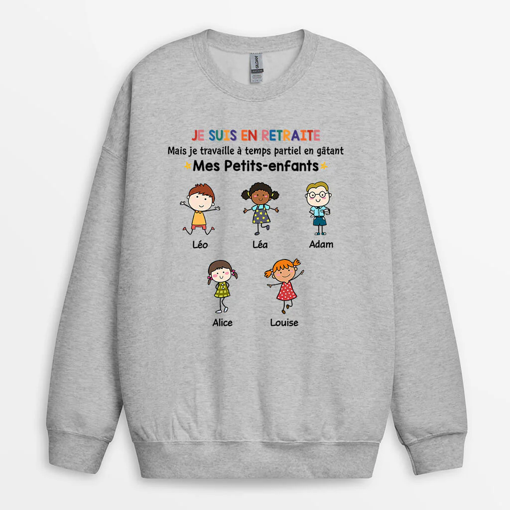 Sweat Personnalisé - Je Suis En Retraite - Image 2