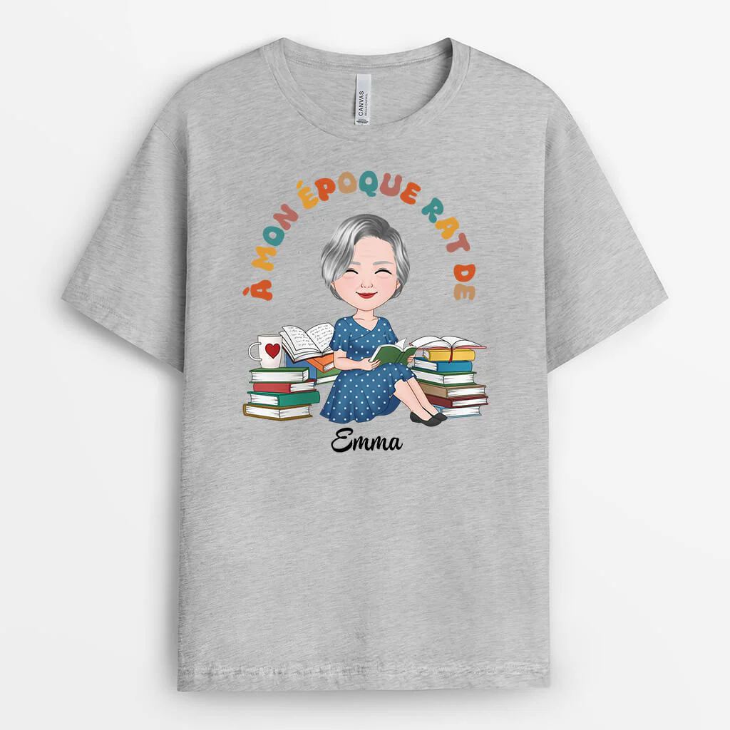 T-Shirt Femme Personnalisé – À Mon Époque Intello - Image 2