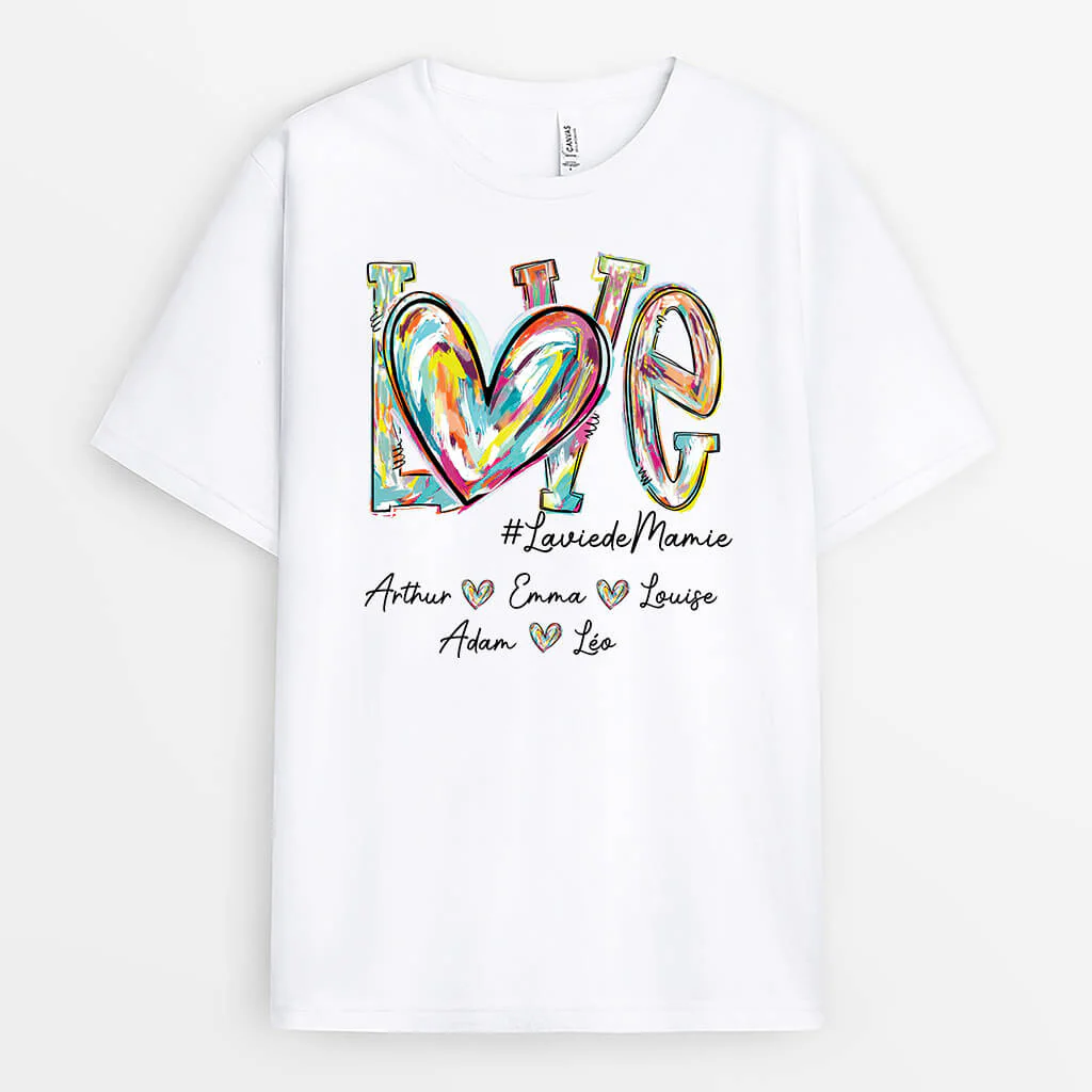 T Shirt Personnalisé Maman - La Vie De Maman Noel - Image 2
