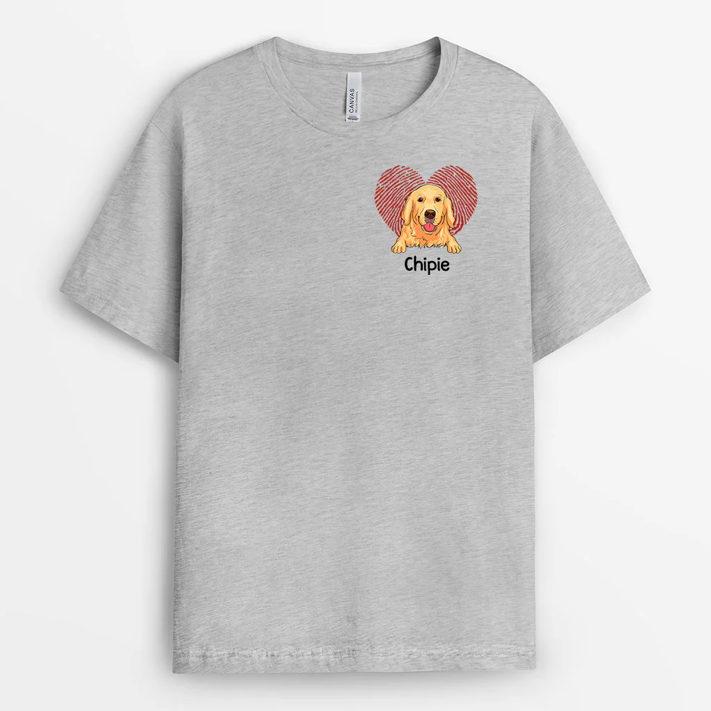 T-shirt Personnalisé pour Chien - Les Amoureux Des Chiens