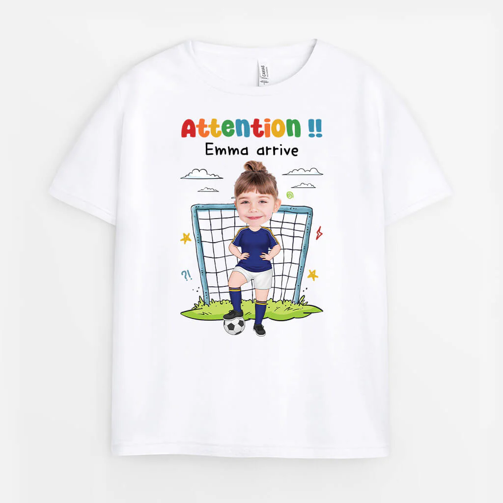 Tee Shirt Enfant Personnalisé Photo – Attention J'Arrive
