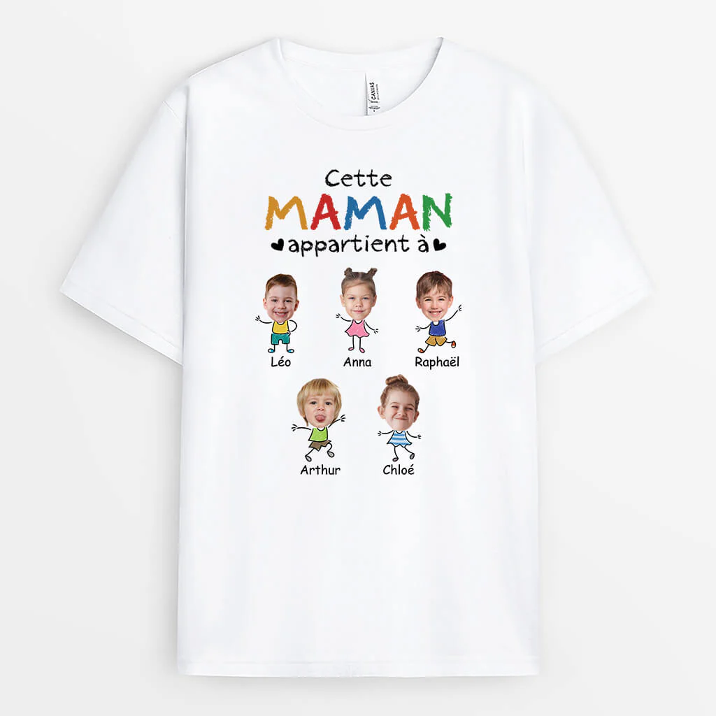 Tee Shirt Personnalisé Grand Mère - Cette Mamie Appartient À - Image 2
