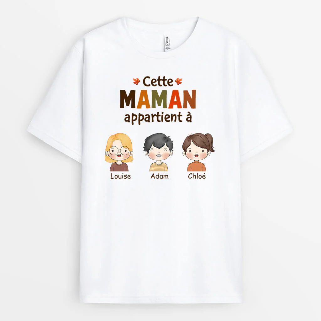 Tee Shirt Maman Personnalisé - Mamie Maman Appartient À
