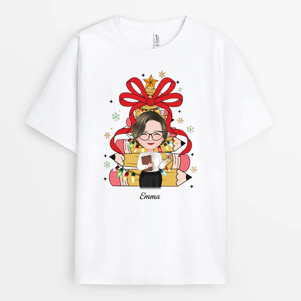 Cadeau Personnalisé Pour La Maîtresse - T-shirt Personnalisé Professeur