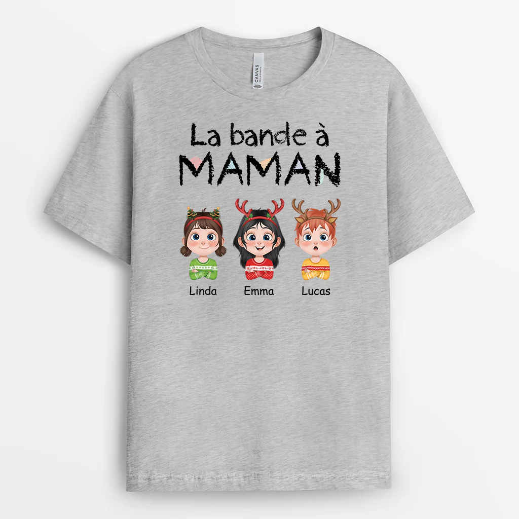 T-shirt De Noël Personnalisé - La Bande À Papa - Image 2