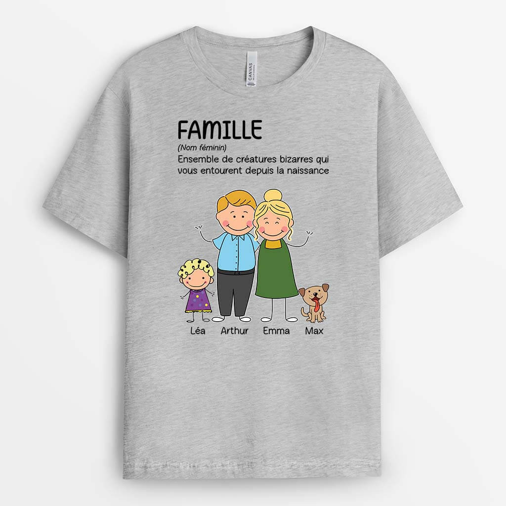 Tee Shirt Famille Personnalisé - Définition de la Famille - Image 2