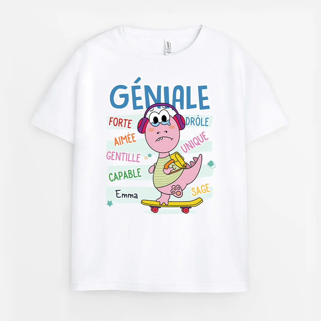 Tee-shirt enfant personnalisé – Définition d’enfant dinosaure