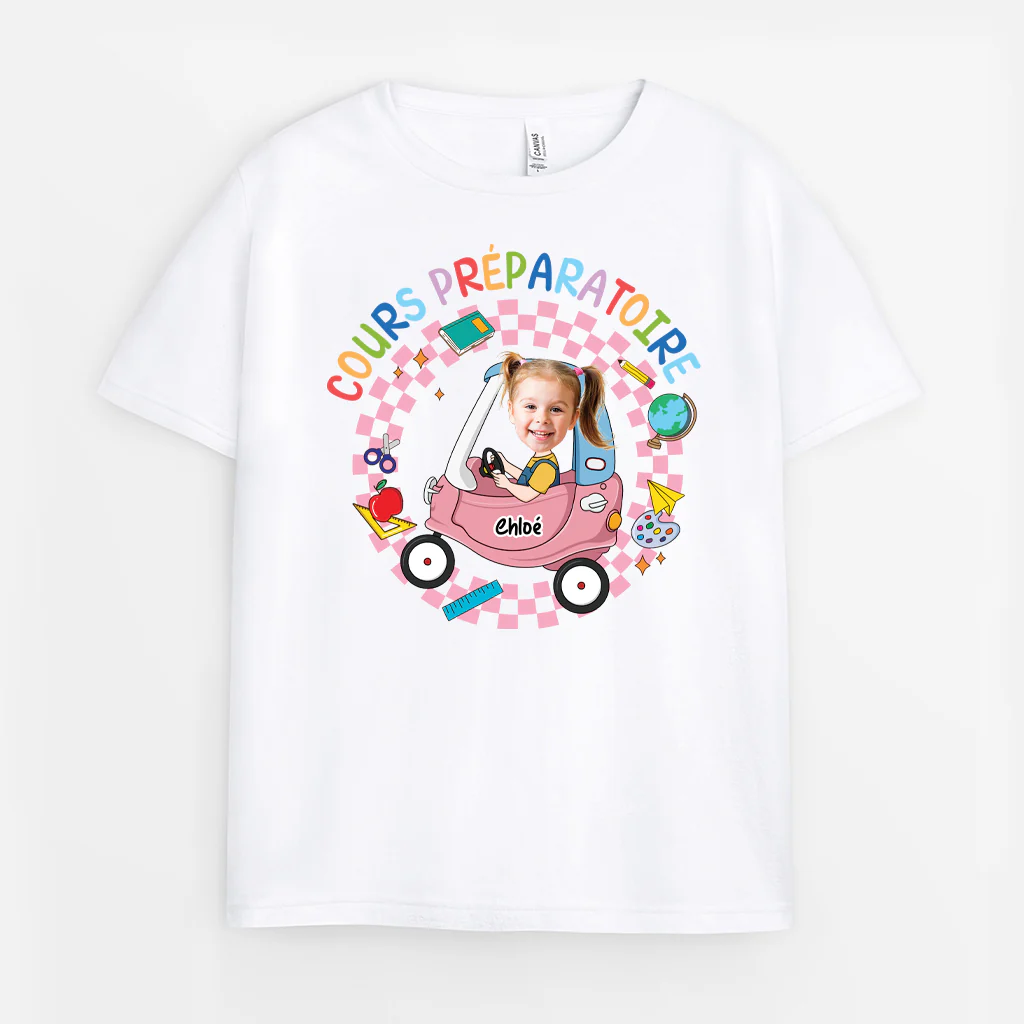 Tee Shirt Enfant Personnalisé Photo - La Course aux Études