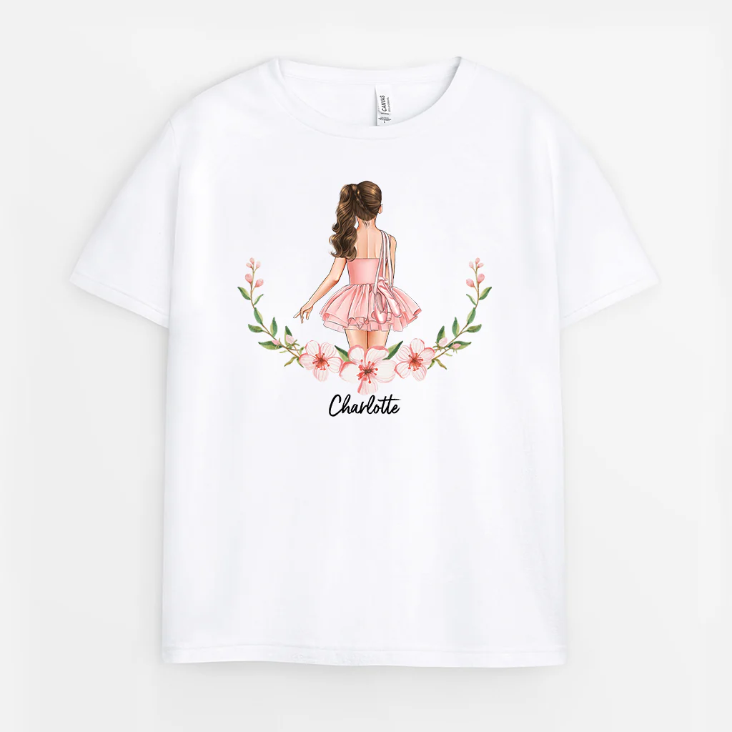 T-shirt Enfant Personnalisé Pour Femme - Future Ballerine