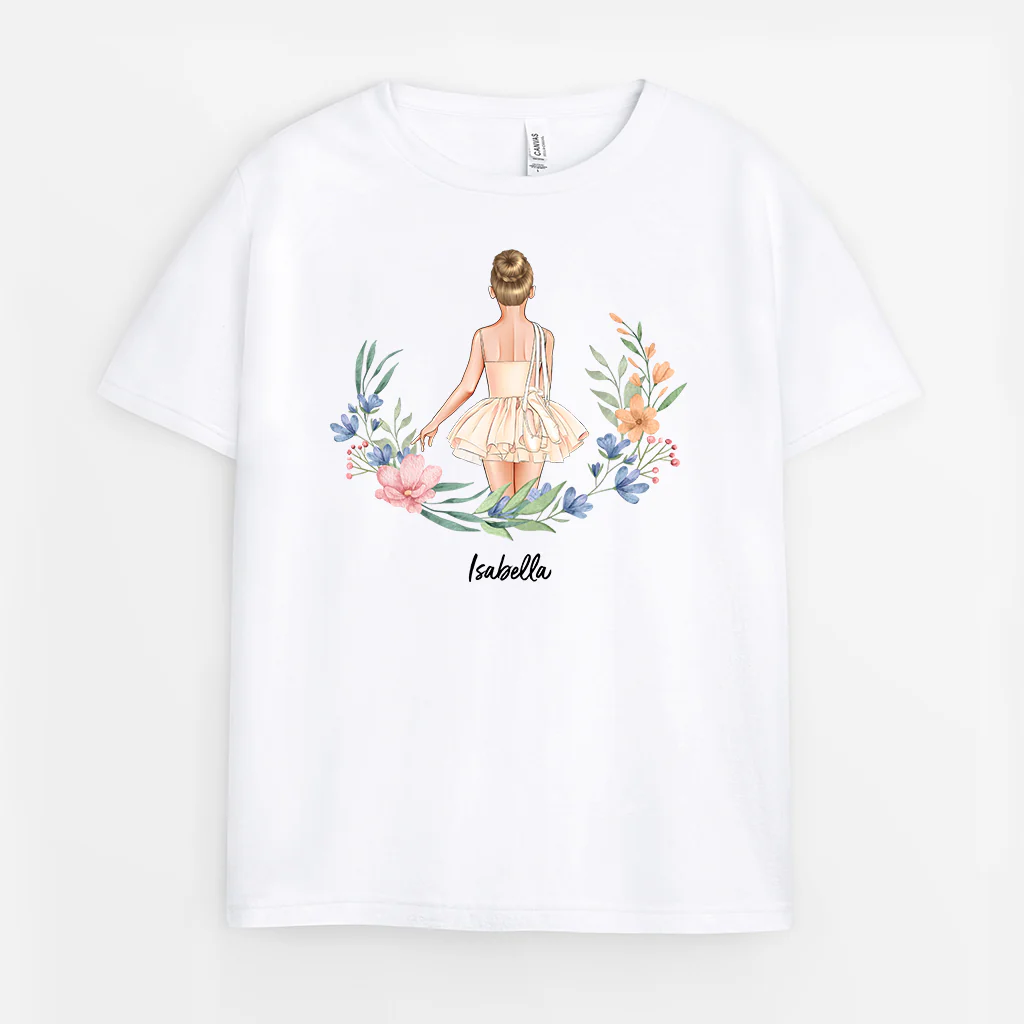 T-shirt Enfant Personnalisé Pour Femme - Future Ballerine - Image 2