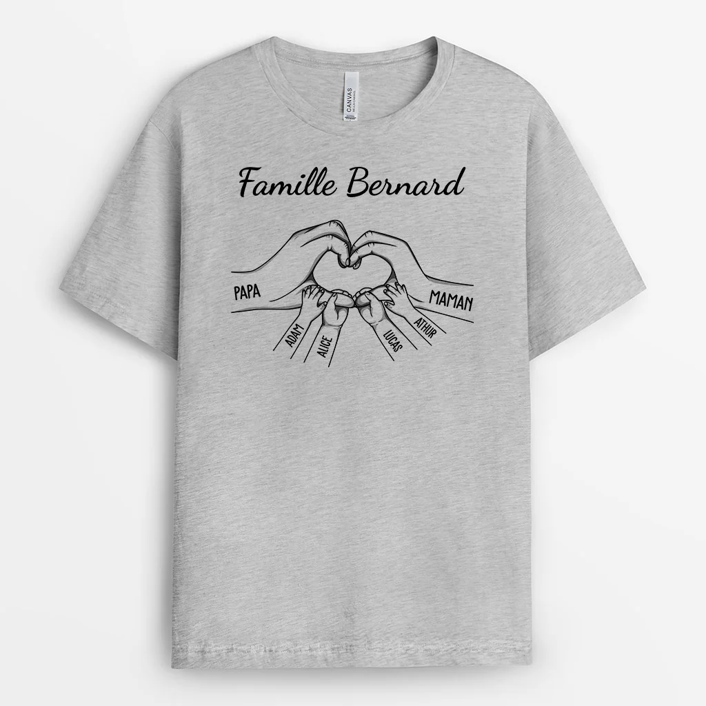 Tee Shirt Famille Personnalisé avec Design Original