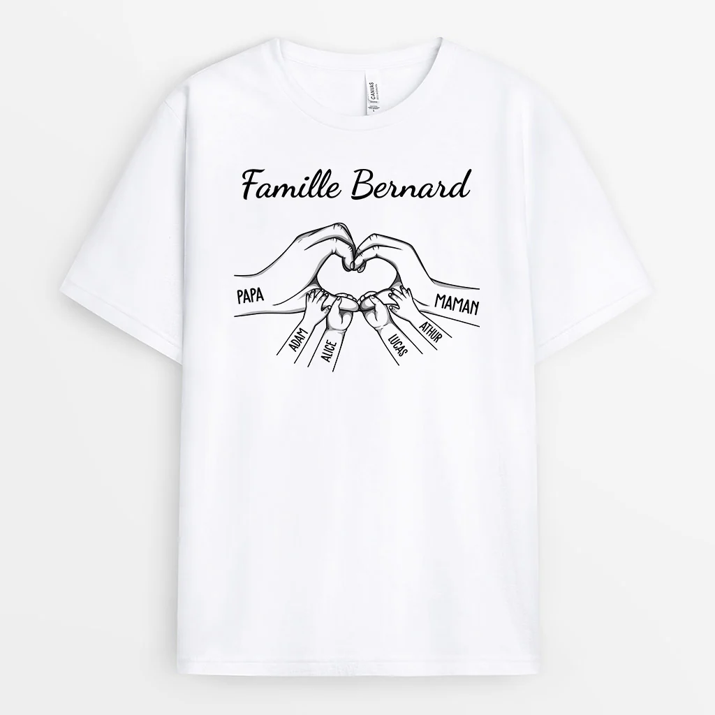 Tee Shirt Famille Personnalisé avec Design Original - Image 2