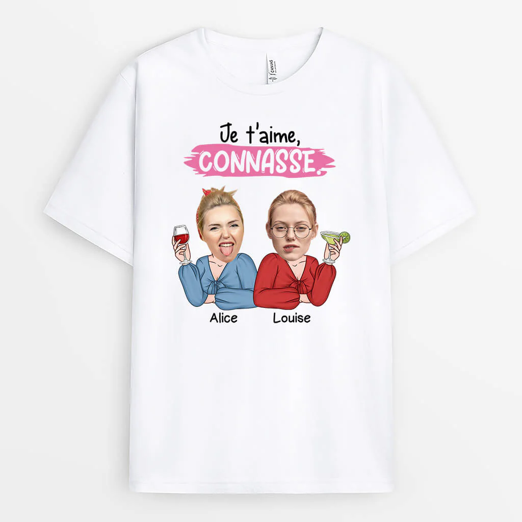Tee Shirt Personnalisé Femme – Je T'Aime Connasse