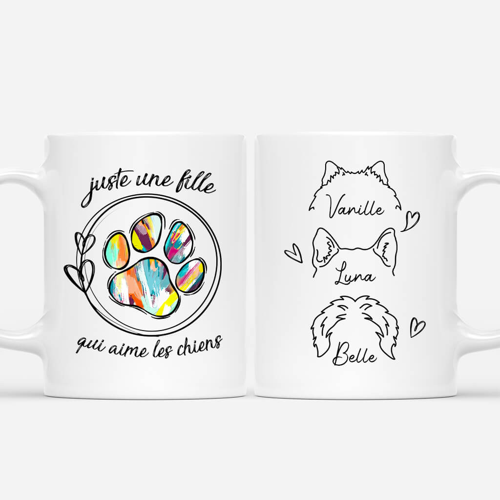 Mug Personnalisé Chien & Maître – Femme/Homme Amoureux des chiens