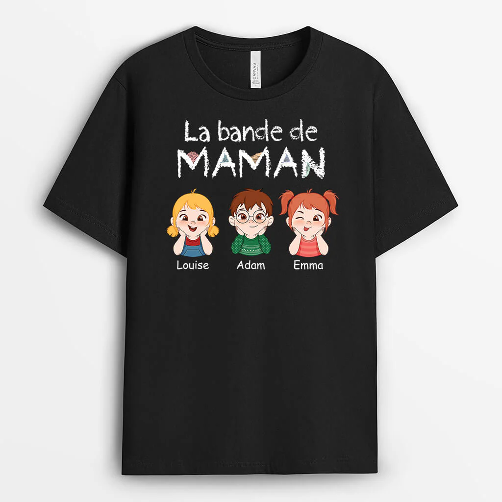 T Shirt Personnalisé Maman - La Bande De Maman