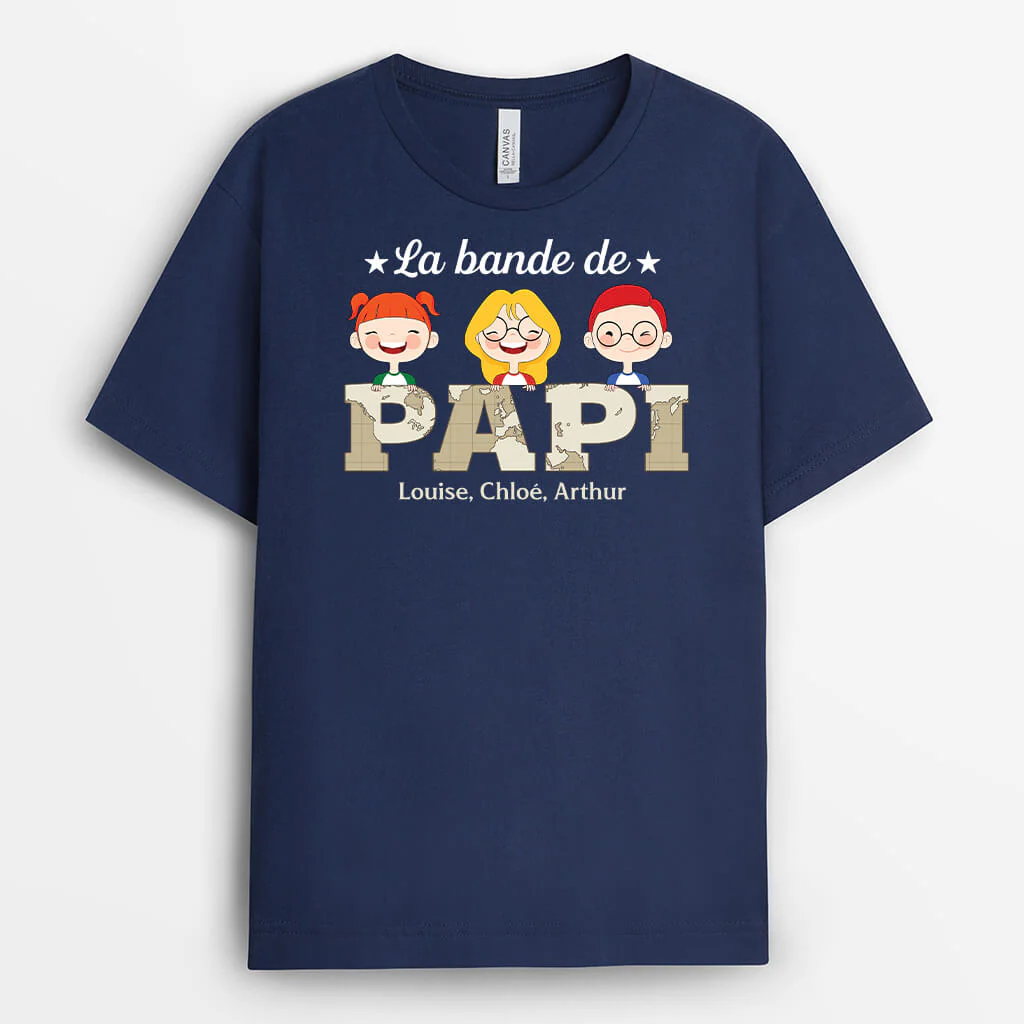 T-shirt personnalisé papa – Bande à papa & enfants - Image 2