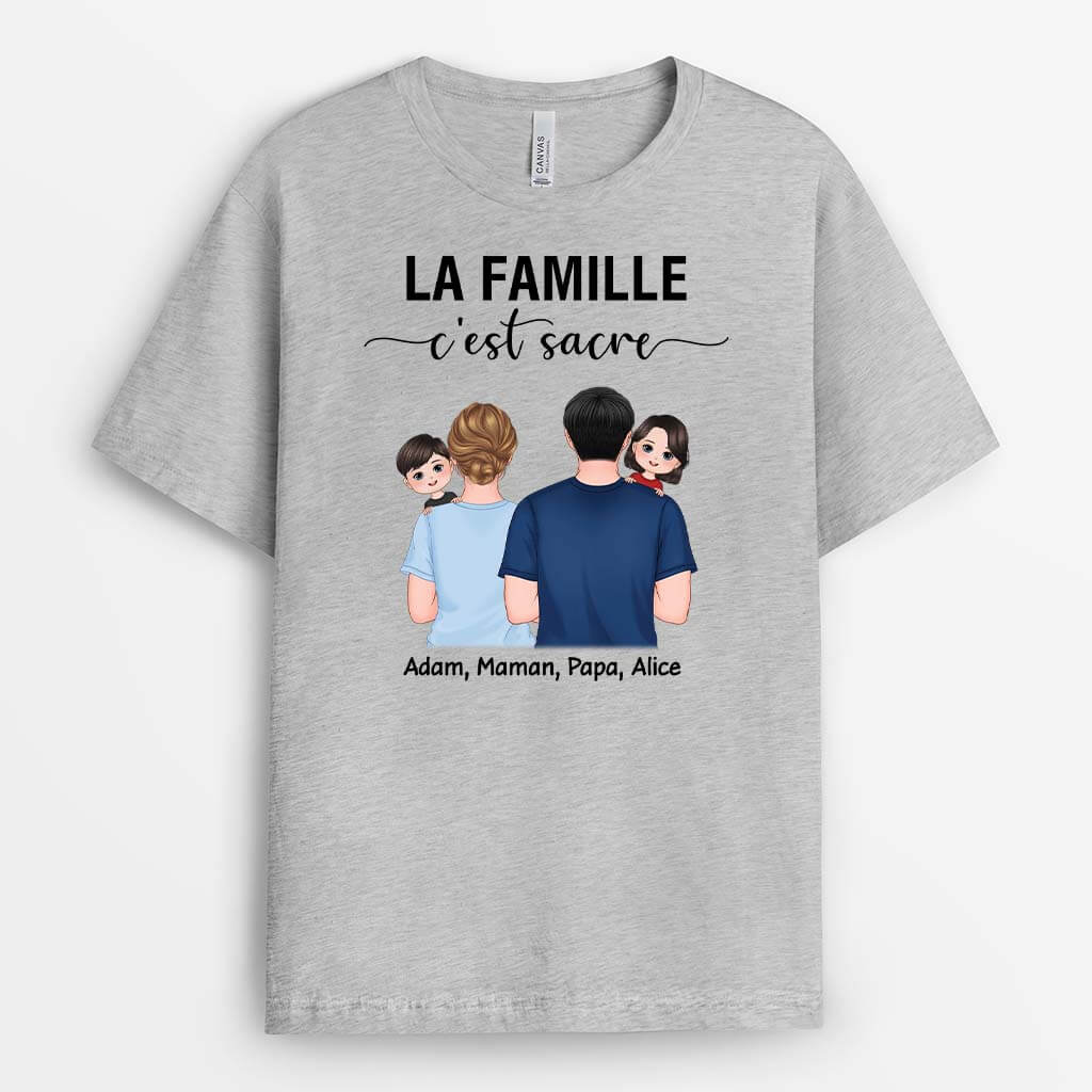 T Shirt Personnalisé Famille - C’est Sacré - Image 2