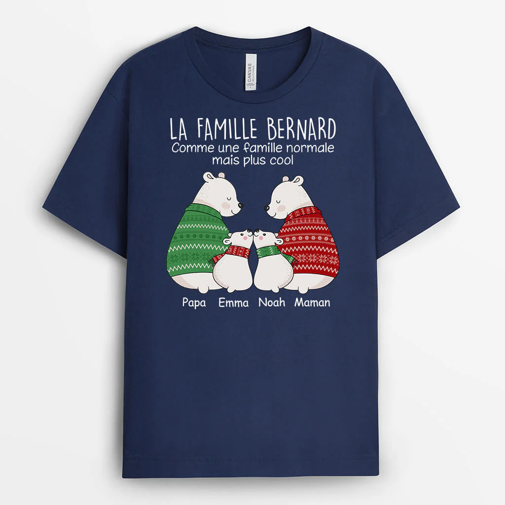 T-shirt La Famille Personnalisé