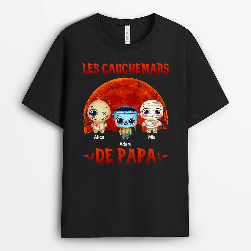 T shirt Personnalisé Papi - Le Cauchemar De Grand-Père - Image 2