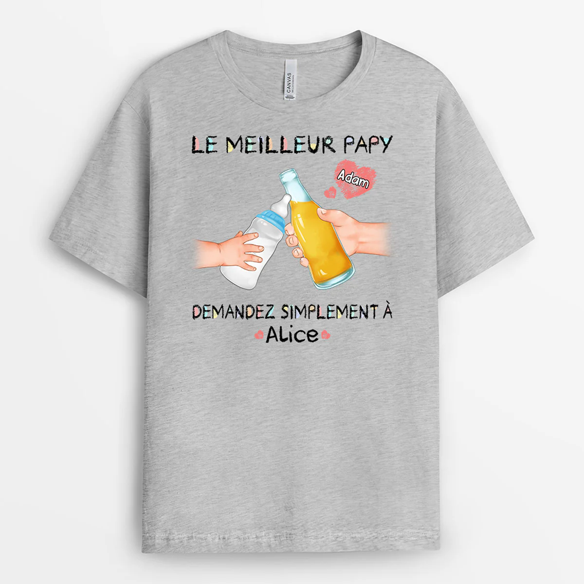 Tee Shirt Personnalisé Papy - Le Meilleur Papy Santé