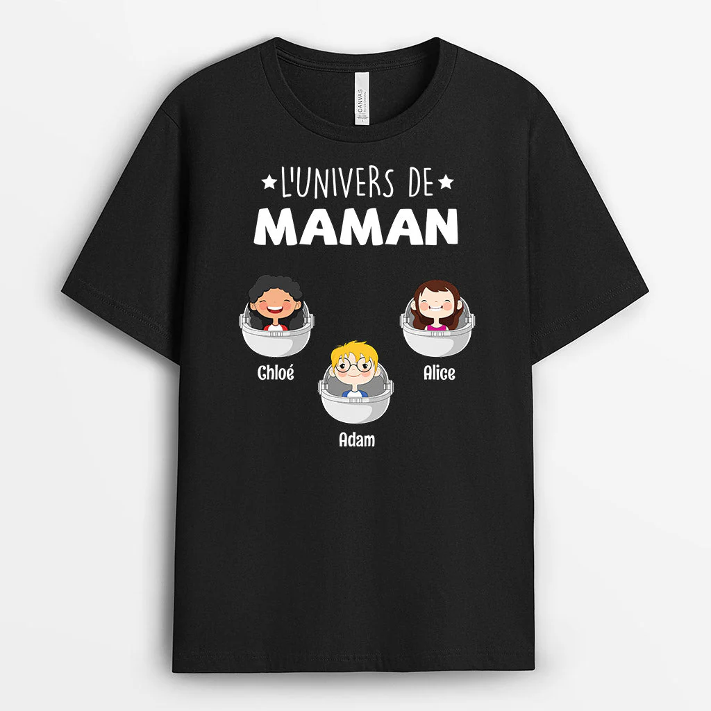 Tee Shirt Personnalisé Mamie - L’Univers de Mamie - Image 2